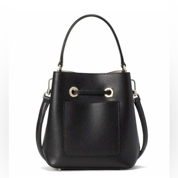 NEW! KATE SPADE Eva Small Bucket Bag in Black